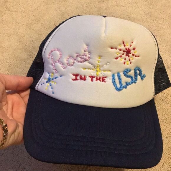 “Rosa in the USA” Vintage Embroidered Cap - Picture 2 of 4